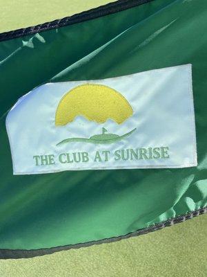 Hole flag at the green