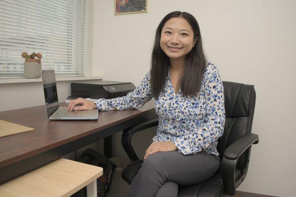 Karen Chen, CRNP, offering in-office and Telehealth psychiatric appointments.