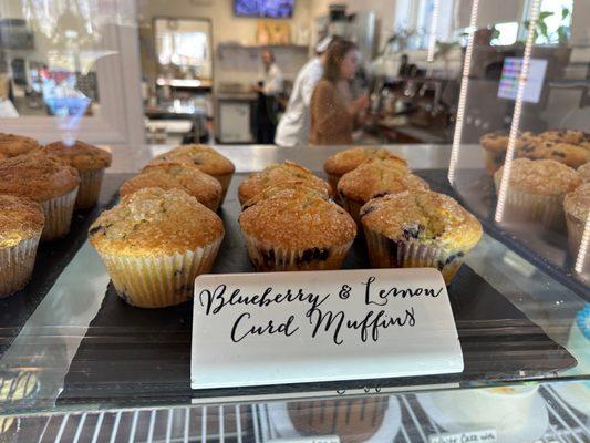 Back for the Blueberry @ Lemon Curd Muffins