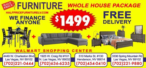 Whole House Package - Only $1499 with Free Delivery!