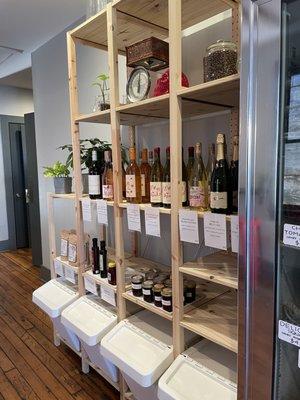 Wine shelves