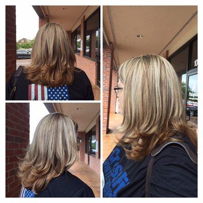 her #highlights & #lowlights, simply gorgeous!