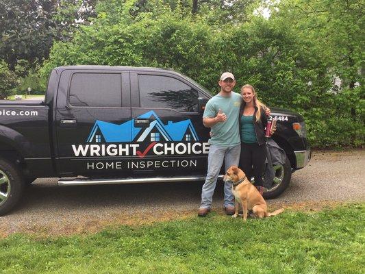 Happy customers after our home inspection today!