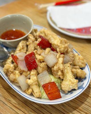 Crispy Fried Squid in Salt & Pepper