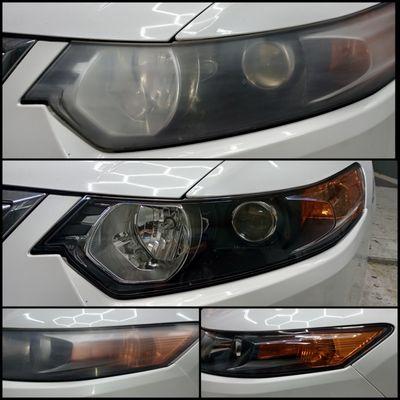 2014 Acura TSX headlight restoration