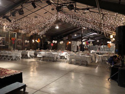 Whistle Stop was a great location for a Sweet Sixteen