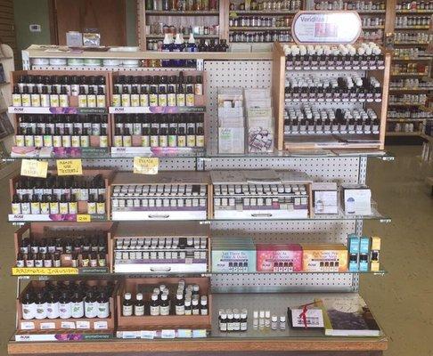 Large selection of essential oils