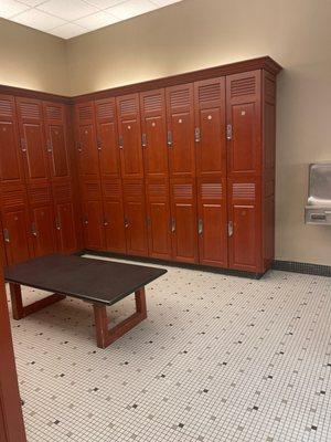 Locker room