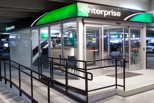 Enterprise airport car rental center