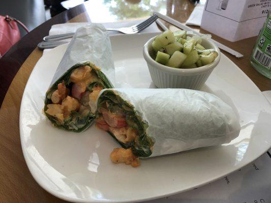 Buffalo Shrimp Wrap