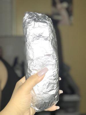 Burrito size