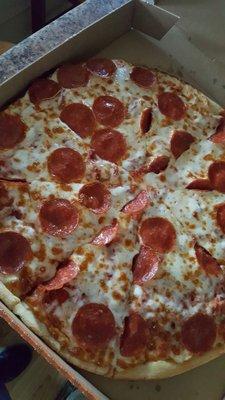 Pepperoni pizza