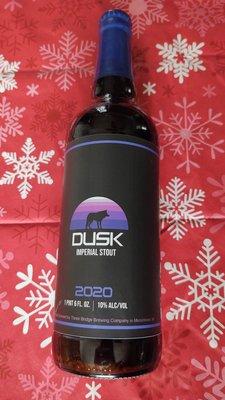 Thank the gods for the holidays.."DUSK" imperial stout 2020. Get while supplies last. Cheers!!!