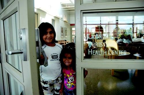 LCHC @ Homan Square. This is the front door to our clinic inside the Homan Square Community Center