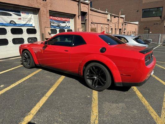 Dodge Challenger window tint