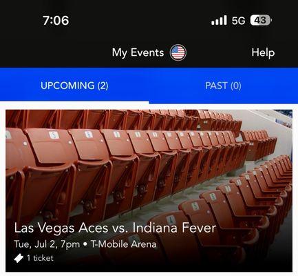 Ticketmaster posted the wrong time to the Aces vs Fever at T Mobile Arena..... I want a partial regund