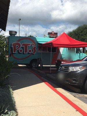 P.Terry's hamburger truck at Frost for customer appreciation