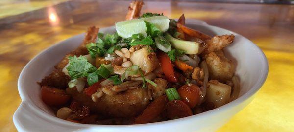 Cashew prawns