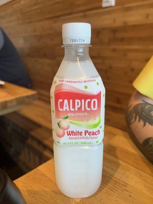 Calpico White Peach Drink