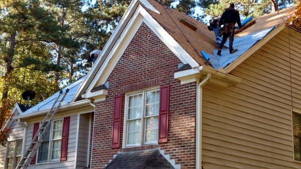 Total Roof Replacement by Roofstruction Wake Forest NC