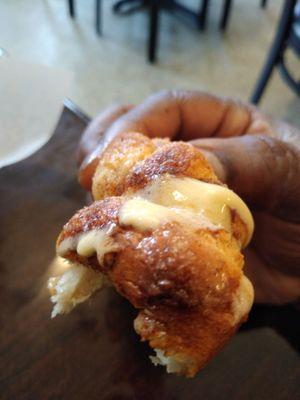 Cinnamon sugar dessert knots