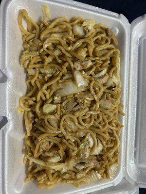 Chicken lo mein