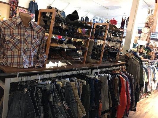 Great variety of men's clothing