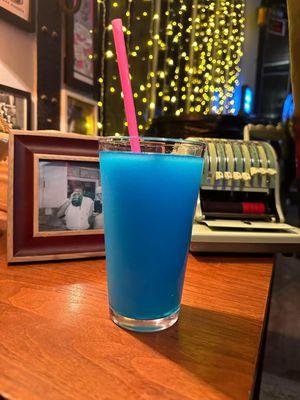 Blue coconut!