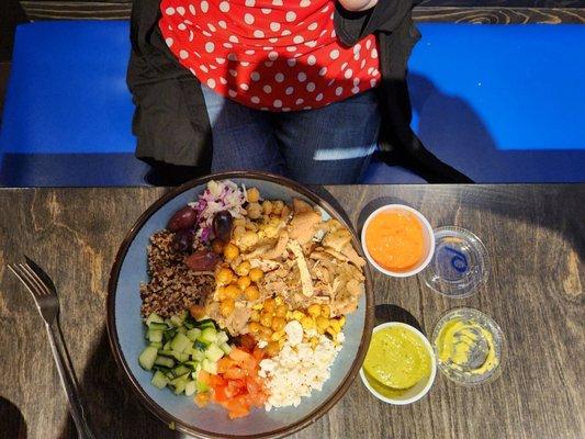 Bowl with quinoa