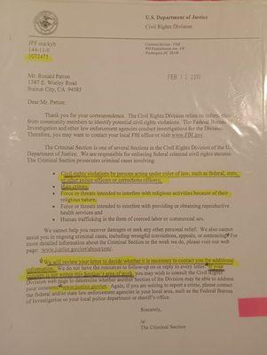 2/12/19 FBI WASHINGTON DC "DIRECTIVE," violated "QUID PRO QUO" to DEFRAUD  Federal RHNA