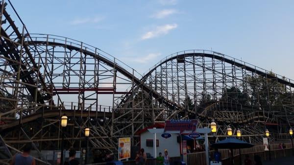 Lift hill, drop, and a myriad of crossovers!