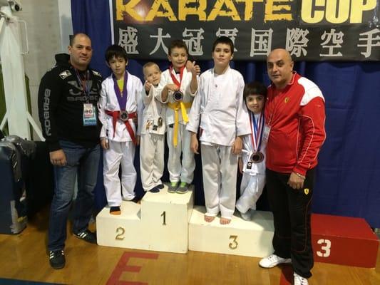 At NY karate tournament