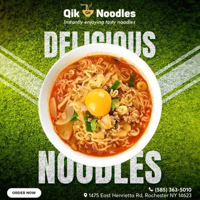 Quick, delicious, and always satisfying - that's QIK NOODLES!
 Perfect for a fast and tasty meal whenever you need it.