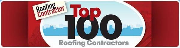 Ranked in the Top 100 Contractors in the Nation by Roofing Contractor Magazine.