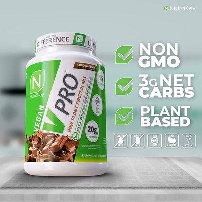 The best tasting natural Plant  based protein on the market! VPro by @nutrakey is #glutenfree, #dairyfree and #nongmo