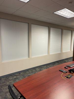 Frost Window Film / Tint
Privacy For Conference Room 
Professional Look