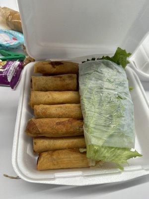 Order of egg rolls