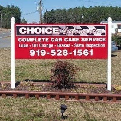 Choice Automotive is your number one choice for maintenance and repairs. Call for an appointment!