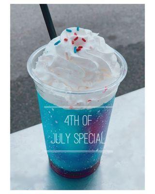 A delicious Lotus Energy is perfect for a hot 4th of July Day!