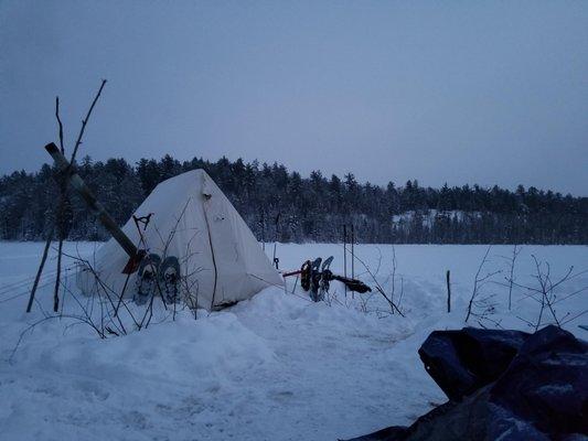 Nightfall on Angleworm Lake