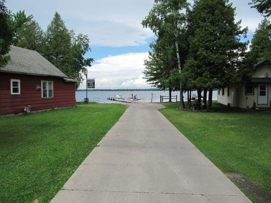 Walk out to the docks