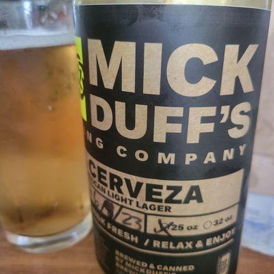 Mickduff's La Cerveza Lager.