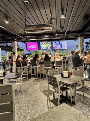 Outdoor bar area / dining