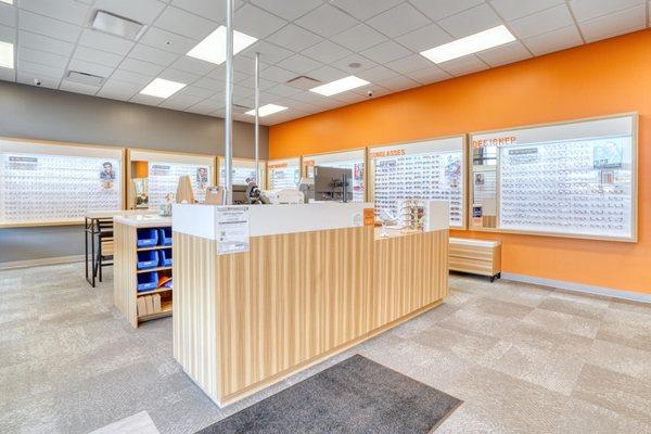 Store Interior at Stanton Optical store in Waterloo, IA 50702