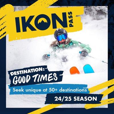 Come on in to Sun & Ski Sports and grab your IKON Pass today.