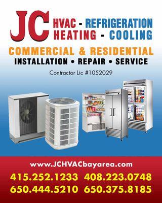 JC HVAC - REFRIGERATION INC.