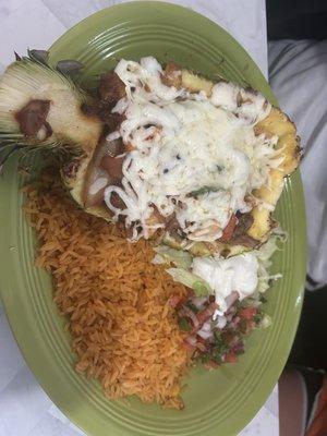 piña rellena