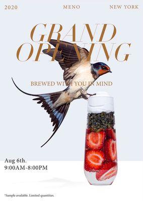 Grand opening on Aug 6th!