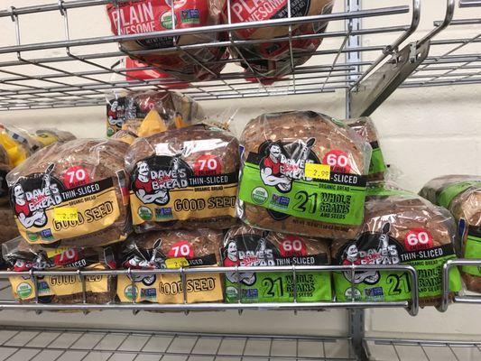 Dave's organic bread $2.99