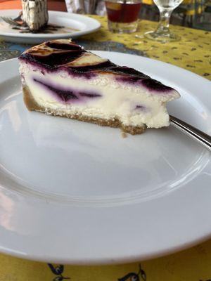 White chocolate blueberry cheesecake- We have ordered this each time we have been here, amazing!